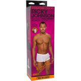 Doc Johnson Ricky Johnson - Realistische ULTRASKYN Dildo - 25 cm chocolate