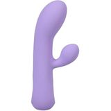 Doc Johnson - Aura - Rechargeable Silicone Rabbit Vibe - Lilac