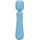 Doc Johnson - Euphoria - Rechargeable Silicone Wand Vibe - Blue