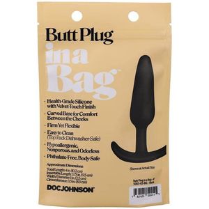 Doc Johnson - Buttplug Medium- Zwart