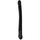 Doc Johnson Built In America dubbele dildo Smooth Double Header, 18 zwart - 44,96 cm