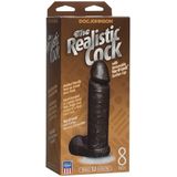 Doc Johnson Realistic Cocks realistische dildo The Realistic Cock zwart - 22,35 cm