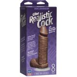 Doc Johnson Realistic Cocks realistische dildo The Realistic Cockullato bruin - 22,35 cm