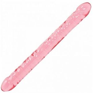Crystal Jellies Double Dong Pink 18 inch
