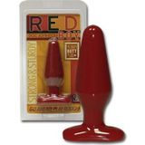 Doc Johnson Built In America Buttplug/anaaldildo Red Boy - Butt Plugedium rood - 14,22 cm