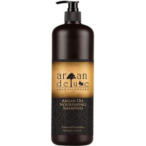 Argan De Luxe Nourishing Shampoo -950 ml met pomp -  vrouwen - Voor Beschadigd haar/Droog haar/Gekleurd haar - 950 ml met pomp