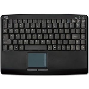 Compact toetsenbord met touchpad - mini medisch toetsenbord - Adesso AKB-410UB