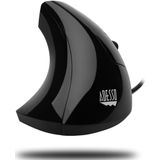 Adesso - iMouse E1 - Ergonomische Muis - Zwart - 1600 dpi
