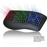 Adesso - Tru-Form 150 - Gaming Toetsenbord - Zwart - Ergonomisch - LED Verlichting - USB Aansluiting