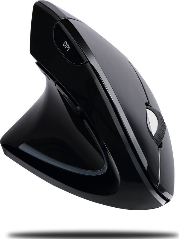 Adesso - iMouse E90 - Draadloze Verticale Ergonomische Muis - Voor Linkshandigen