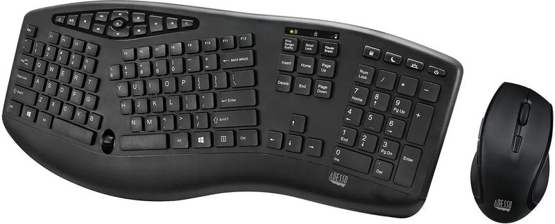 Adesso Tru-Form Media 1600 - Toetsenbord en muis set