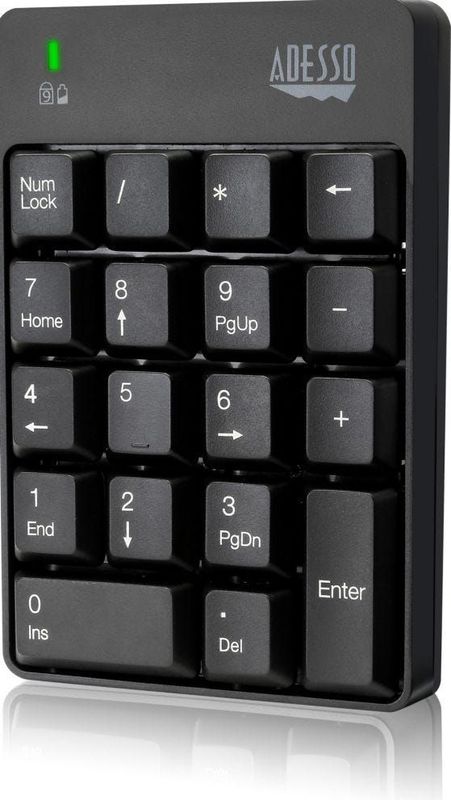 Numeriekt toetsenbord - numpad toetsenbord - USB hub - 18 toetsen - 10 meter bereik - 3.25 x 5 x 0.7 cm
