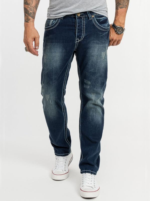 Rock Creek Jeans Comfort Fit Used-Look