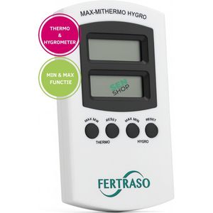 Digitale Thermometer, Wit - Ideaal Voor Het Meten Van De Temperatuur In De Koelkast
