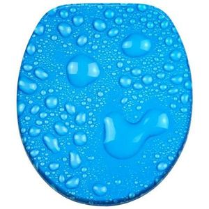 Sanilo WC-Sitz "Tautropfen Blau", mit Absenkautomatik