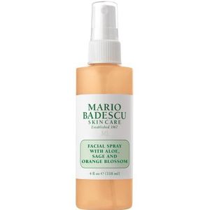 Mario Badescu Facial Spray with Aloe, Sage and Orange Blossom verkwikkende hydraterende gezichtsmist 118 ml