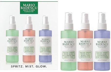 Mario Badescu Face Spa Spritz. Mist. Glow. Set Gezichtsspray