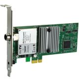 Hauppauge WinTV-quadHD DVB-T2, DVB-T, HD-kabel PCIe x1-Card Met afstandsbediening Aantal tuners: 4