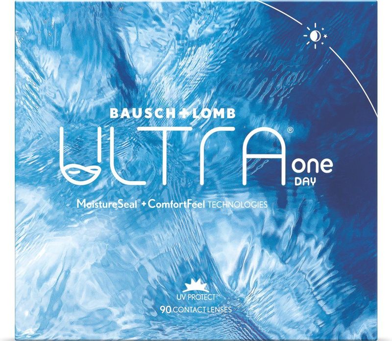 Bausch + Lomb Ultra One Day (90 lenzen) - daglenzen, silicone hydrogel sferische en asferische sport, Kalifilcon A