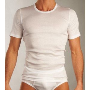 Hanro Cotton Pure T-shirt ronde hals - Blanc - 073663-0101