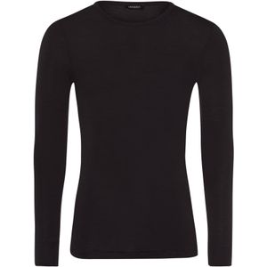 Hanro Shirt 'Woolen Silk'  zwart