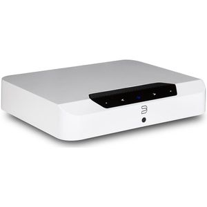 Bluesound Powernode Edge Compact Draadloze Multi-Room Hoge Resolutie Muziek Streaming Versterker - Wit - Compatibel met Alexa en Siri