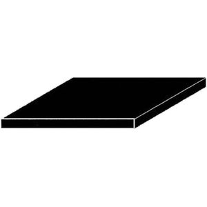 Evergreen 9511 Gladde Plaat Zwart 152mmX292mm 0,25mm Dik - 4 stuks