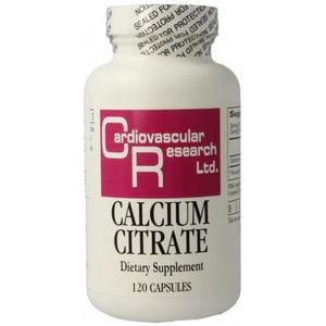 Cardio Vasc Res Calcium citraat 165 mg 120ca