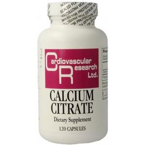 Cardio Vasc Res Calcium citraat 165mg 120 Capsules