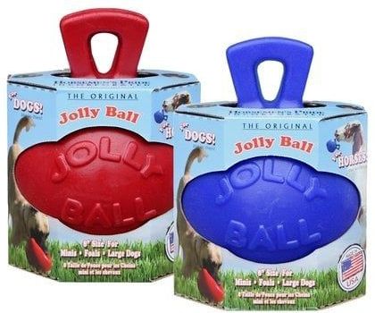 Jolly Pets Jolly Ball Ø 20 cm – Paardenspeelgoed - Paardenbal/ hondenbal met appelgeur -Bijtbestendig - Blauw