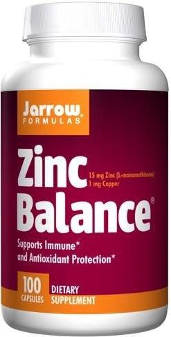 Zinc Balance 15mg 100 capsules | Jarrow Formulas
