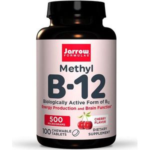 Jarrow Formulas Methyl B-12 500 mcg 100 zuigtabletten