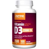 Vitamin D-3 2500IU Jarrow Formulas 100softgels