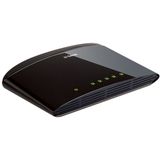 D-Link DES-1005D Unmanaged Fast Ethernet (10/100) Zwart