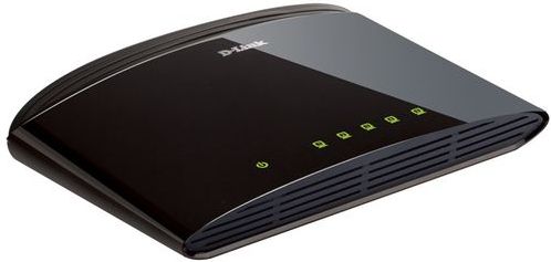 D-Link DES-1005D Unmanaged Fast Ethernet (10/100) Zwart