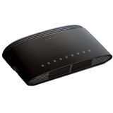 D-Link DES-1008D Unmanaged Fast Ethernet (10/100) Zwart