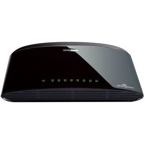 D-Link DES-1008D Unmanaged Fast Ethernet (10/100) Zwart