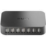 D-Link DUB-H7 USB 2.0 Type-B 480 Mbit/s Zwart
