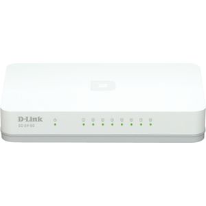 D-Link GO-SW-8G - Netwerkswitch - Unmanaged - 8-Poorten