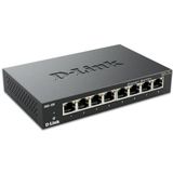 D-link - Dgs-108 - Switch - Gigabit Ethernet - 8 Poorten - Plug & Play