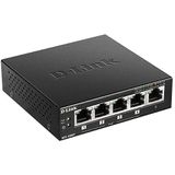 D-Link DES-1005P Unmanaged L2 Fast Ethernet (10/100) Power over Ethernet (PoE) Zwart