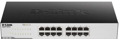 D-Link GO-SW-16G - Unmanaged Netwerkswitch - 16 Poorten