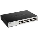 D-Link GO-SW-24G Unmanaged L2 Gigabit Ethernet (10/100/1000) 1U Zwart