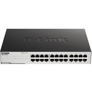 D-Link GO-SW-24G Unmanaged L2 Gigabit Ethernet (10/100/1000) 1U Zwart