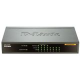 D-Link DES-1008PA Unmanaged Fast Ethernet (10/100) Power over Ethernet (PoE) Zwart