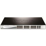D-Link DGS-1210-28P Managed L2 Gigabit Ethernet (10/100/1000) Power over Ethernet (PoE) 1U