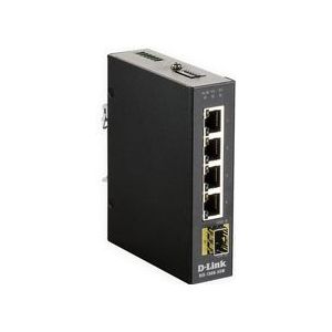 D-Link DIS‑100G‑5SW Unmanaged L2 Gigabit Ethernet (10/100/1000) Zwart