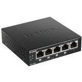 D-Link DGS-1005P/E - Netwerkswitch - 5 Poorten - PoE+