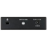 D-Link DGS-1005P/E - Netwerkswitch - 5 Poorten - PoE+