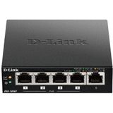 D-Link DGS-1005P/E - Netwerkswitch - 5 Poorten - PoE+